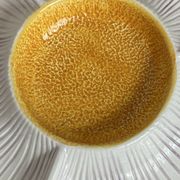 Plat compartimenté, grande fleur en céramique, Italie