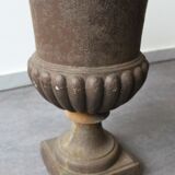Campana urn-style cast iron planter, France