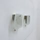 Set of 2 J.T. Kalmar ice glass wall lamps sconce, 1970s, Germany