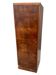 Restored Art Deco cabinet with shelves, walnut veneer, Czechoslovakia, 1930s