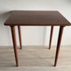 Table d'appoint en teck danois vintage des années 1960