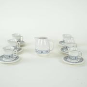 Teapot and cup set, Italian design, 1970s, made in Italy