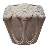 Vintage Art Nouveau ceramic with floral decoration.