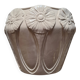 Vintage Art Nouveau ceramic with floral decoration.