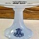 Ancien compotier coupe à fruits Brown Westhead Moore & co monogramme XIX