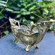 Brass jardinière from the Art Nouveau period.