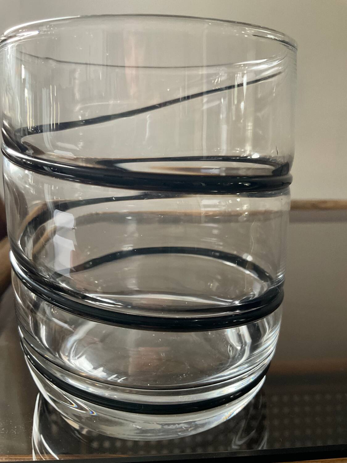 Series of 6 vintage Murano glasses including glass paste