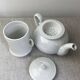 Pillivuyt France white porcelain teapot