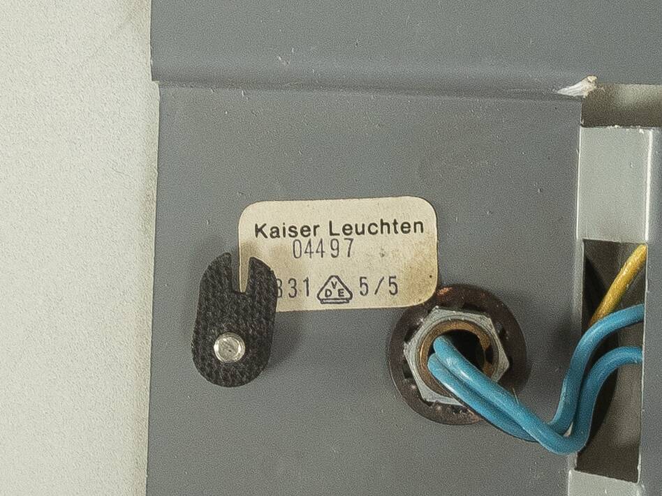 Kaiser Leuchten | Klaus Hempel – Minimalist Space Age wall and ceiling lamp, 1970s