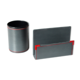 Mail holder and pencil jar, 80s