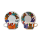 Pair of Acapulco tea cups