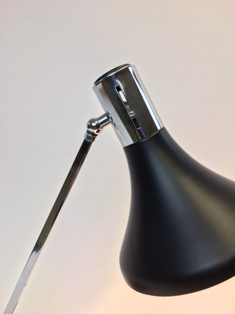Italian vintage black desk lamp