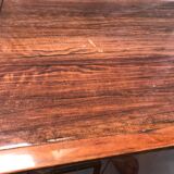 Commode 3 tiroirs laquée placage palissandre