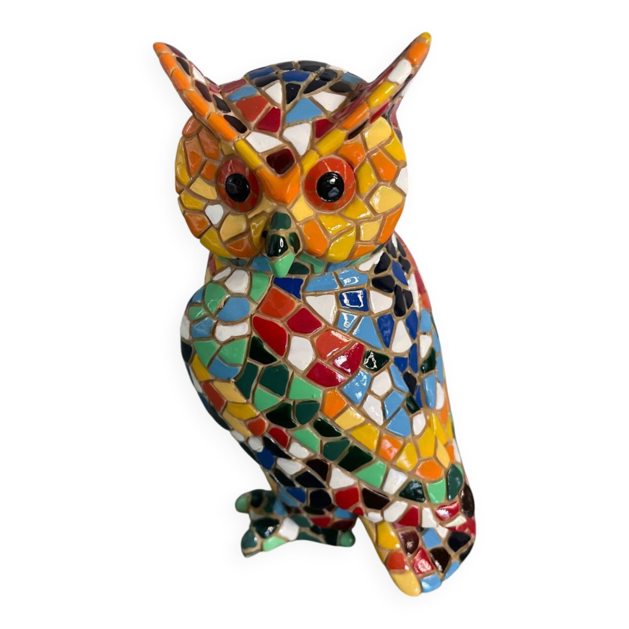Chouette de collection en mosaïque Barcino