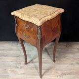 Pair of Louis XV Marquetry Bedside Tables