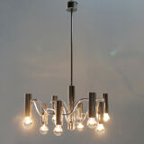 Chandelier in chrome by the Maison Sciolari