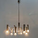 Lustre en chrome par la Maison Sciolari