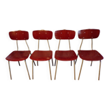 Set of 4 vintage pagwood chairs