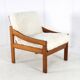 Pine armchair 'Gassel' Cream | one off a kind designer chair custom made