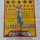 Affiche de cinéma originale "La fille d'Amérique"