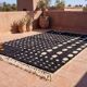 Traditional handmade pure wool Berber rug size 1.5/2.5 m