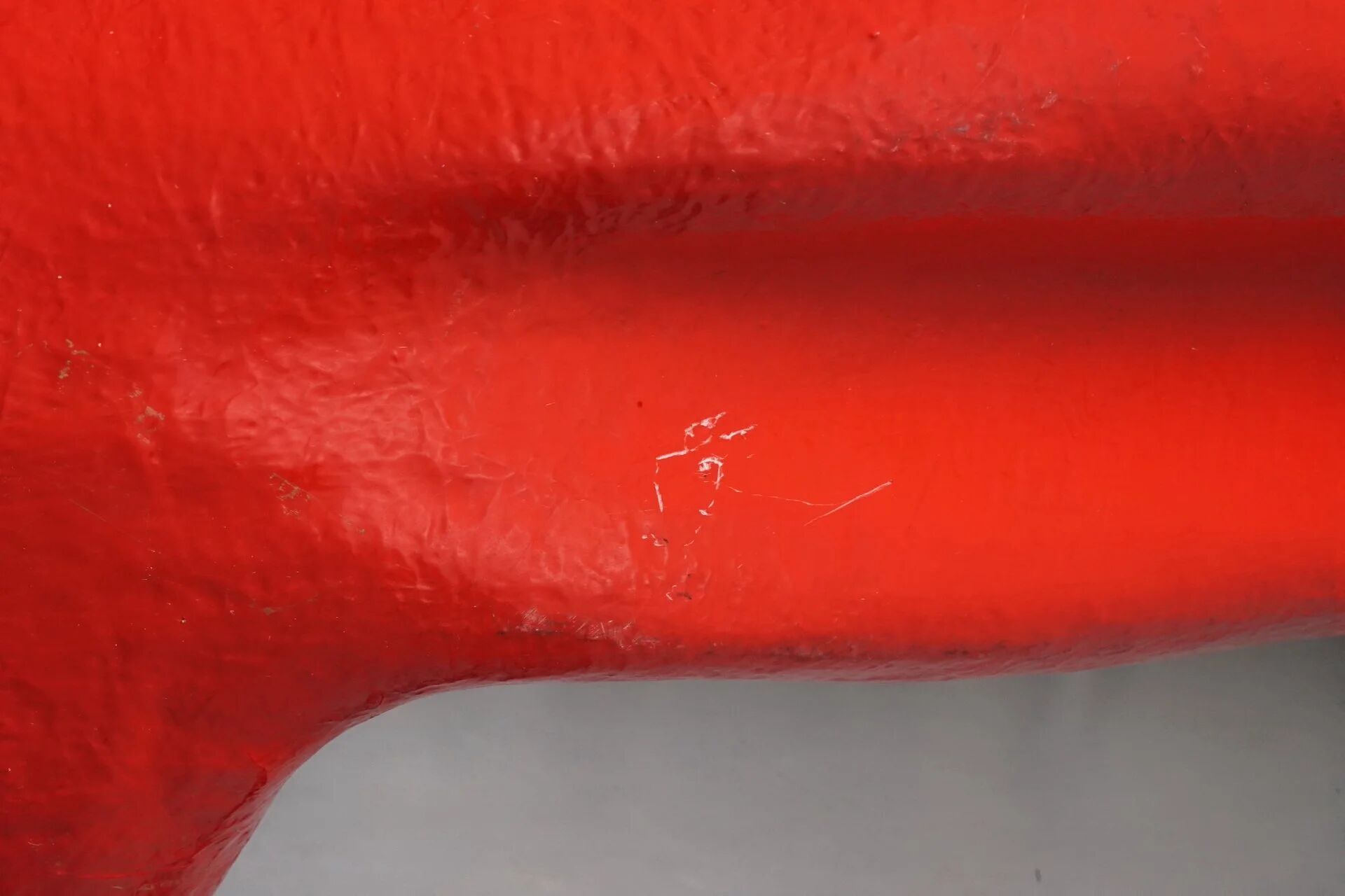 Red Elephant Chair by Bernard Rancillac