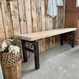 Vintage industrial bench (refurbished)