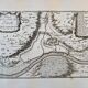 Gravure sur cuivre XVIIème siècle "Carte du gouvernement de Sirck" (Sierck les Bains)
