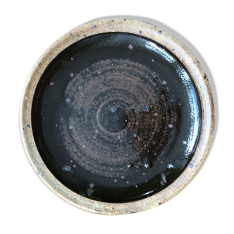 Pierre Digan sandstone plate La Borne Ceramic, 70s