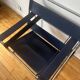 Wassily armchair by Marcel Breuer, midnight blue, Italian edition