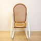 Fauteuil à bascule art nouveau