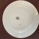 Round ironstone dish Moulin des Loups & Hamage Nord Violetta model