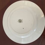 Round ironstone dish Moulin des Loups & Hamage Nord Violetta model