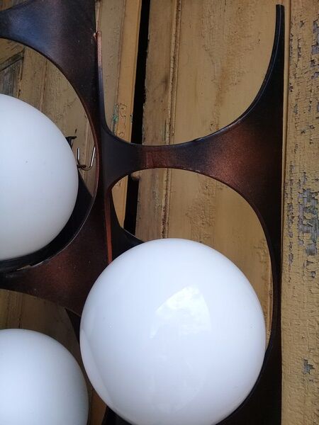 Wall lamp brutaliste applied design time 1960