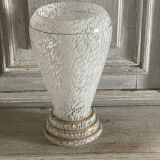 Vase in clichy glass art deco