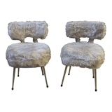 Pair of moumoute chairs