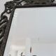 French cast iron mirror "Bacchus" god of wine, 1920s - 1930s