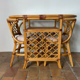 Rattan table and chairs set