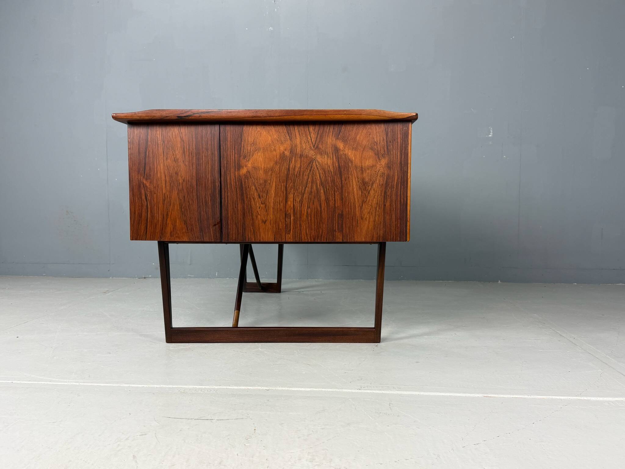 1960s Peter Løvig Nielsen 'Boomerang' Desk Hedensted Møbelfabrik