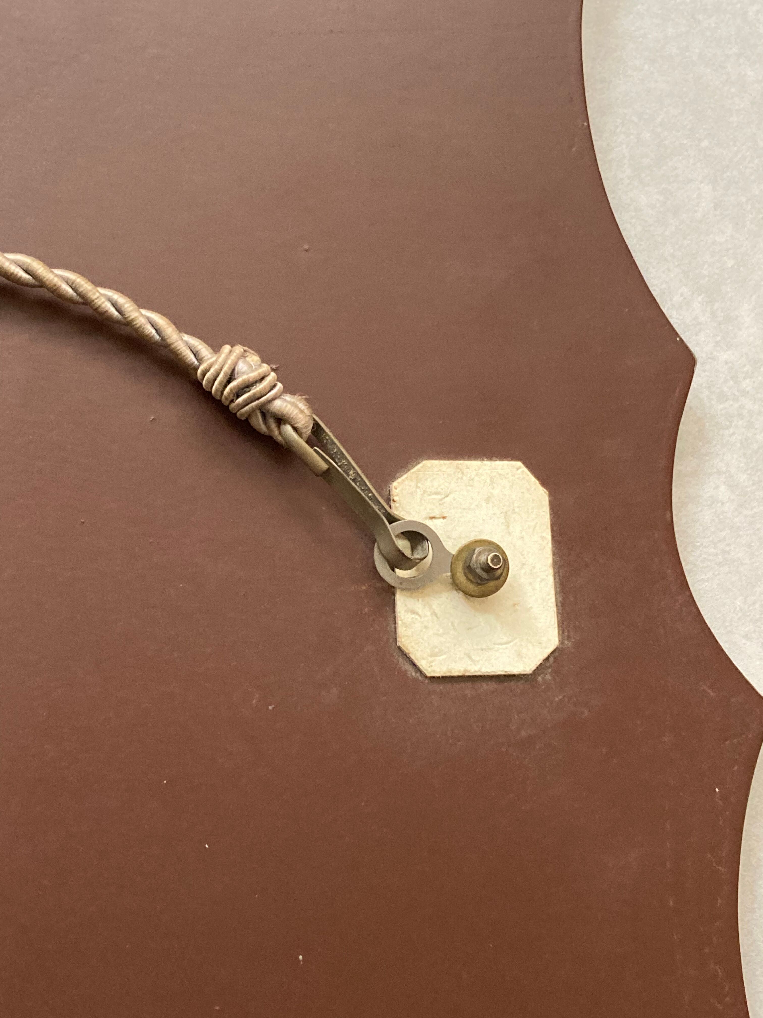 Beveled mirror 50s, 54x39 cm