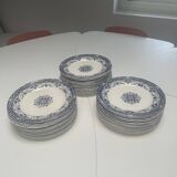 SET OF 12 PLATES - LOUIS XV SERVICE - MANUFACTURER JULES VIEILLARD