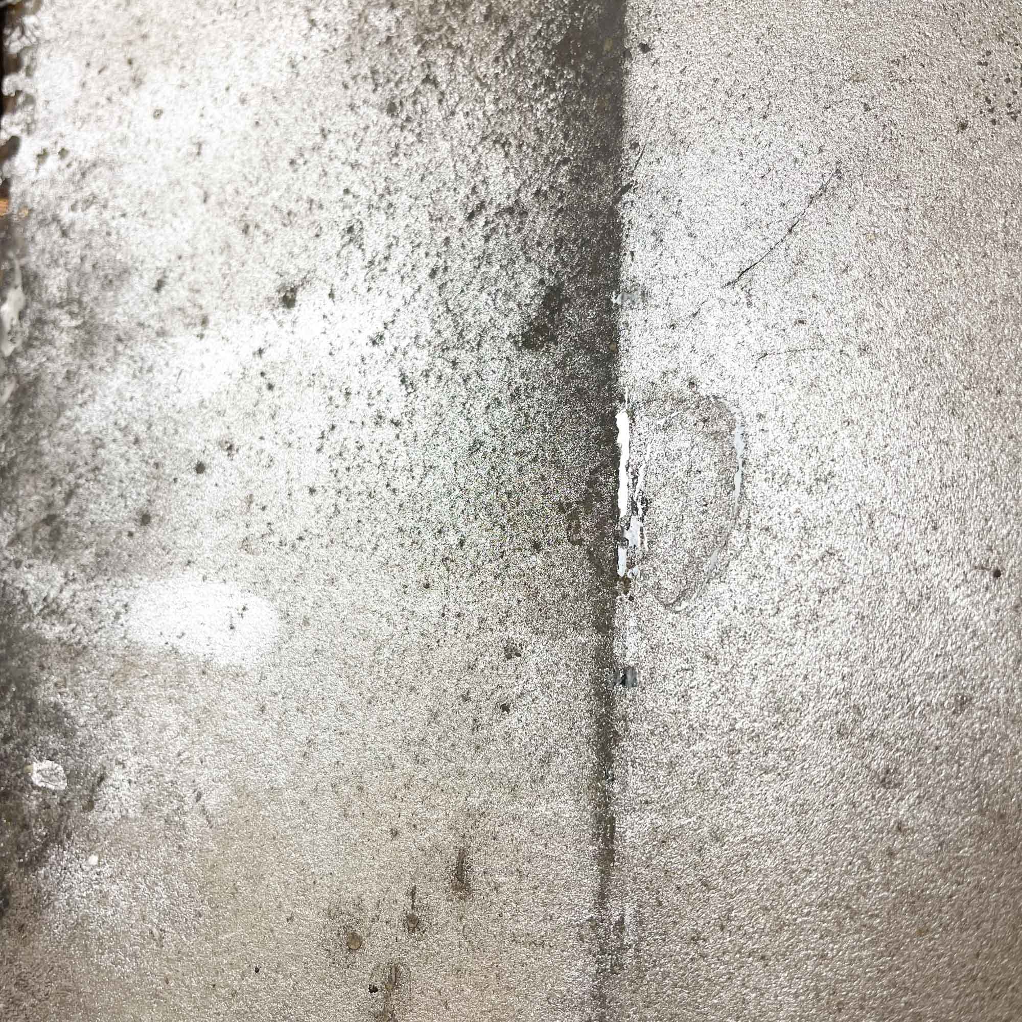 Antique foxed mirror square