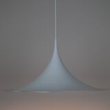 Danish vintage Semi pendant lamp by Bonderup and Thorup, 1968