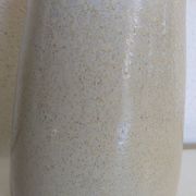 Glazed stoneware vase, signed, Japandi / wabi-sabi style, 1980s.