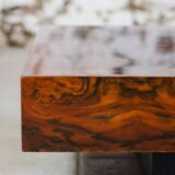 Elm burl coffee table, 1970