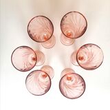18 rosaline pink foot glasses