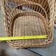 Small wicker children's armchair
