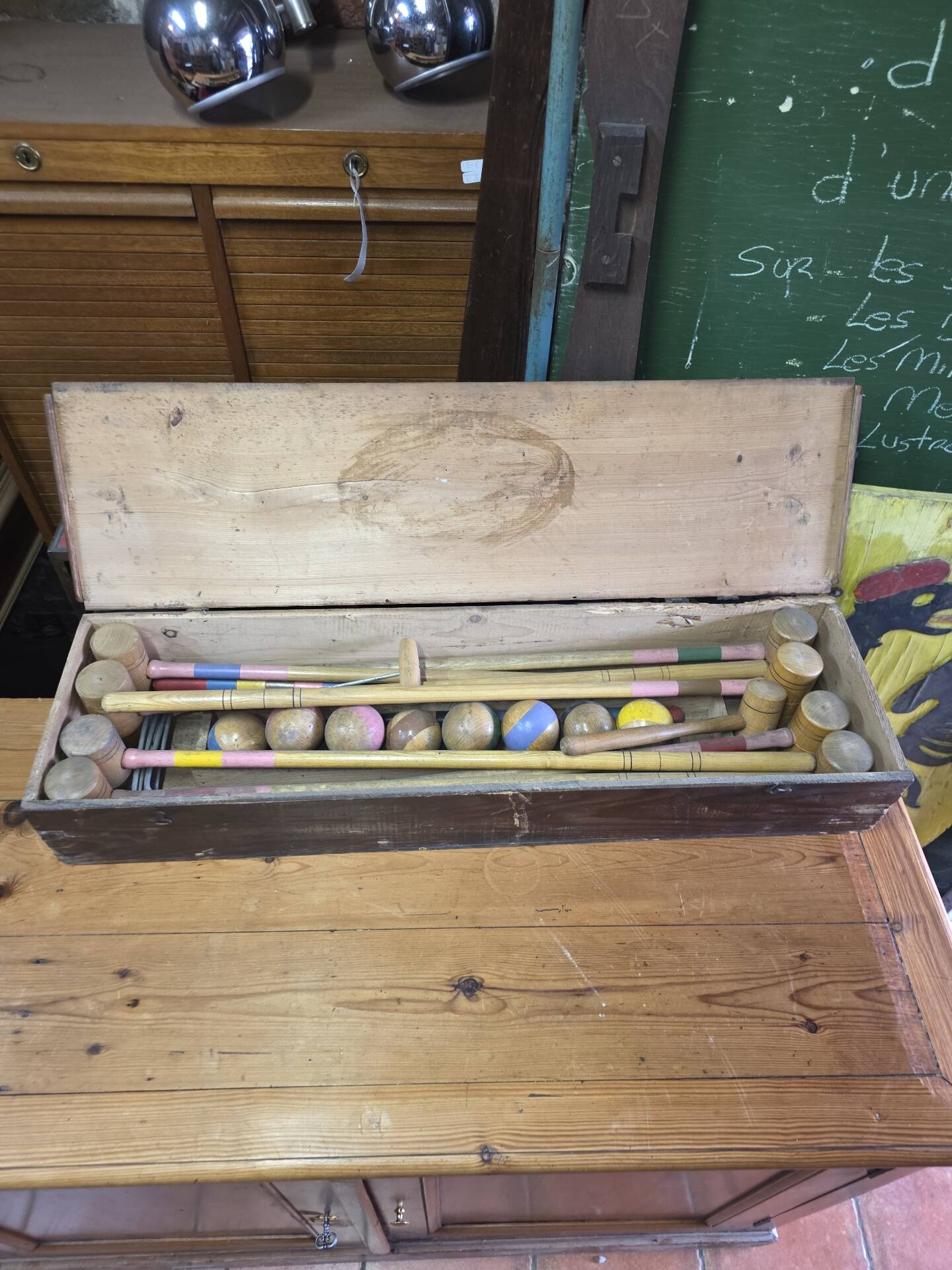Ancient croquet game