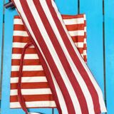 Vintage portable and removable deckchair