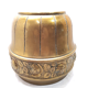Pot brass or bronze decorations pink decoration flower plant